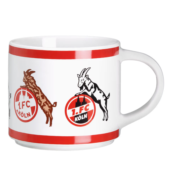 1. FC Köln - Tasse "Retro Logos" XXL